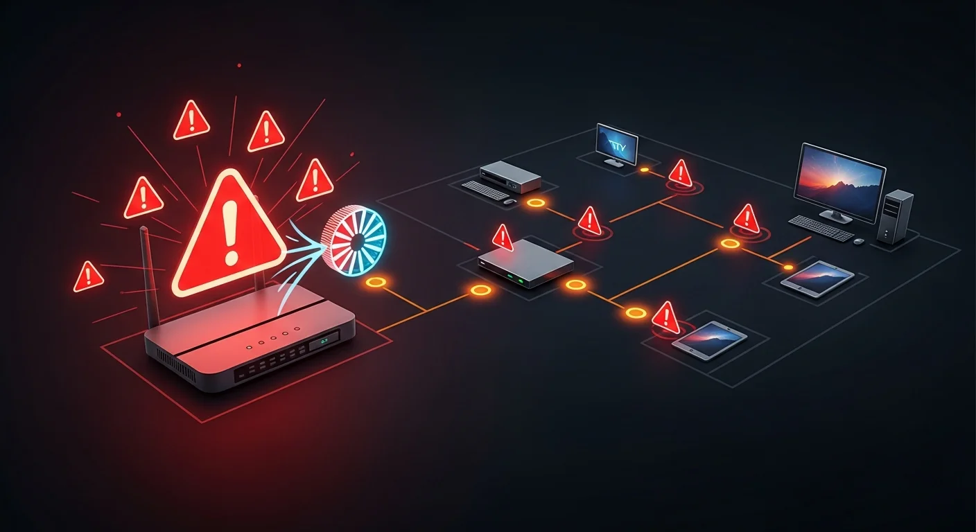 Fehlerbehebung bei IPTV-Problemen mit Router und Netzwerkdiagnose auf dem Bildschirm